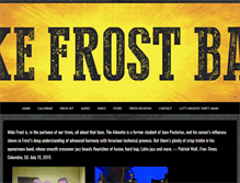 Tablet Screenshot of mikefrostband.com